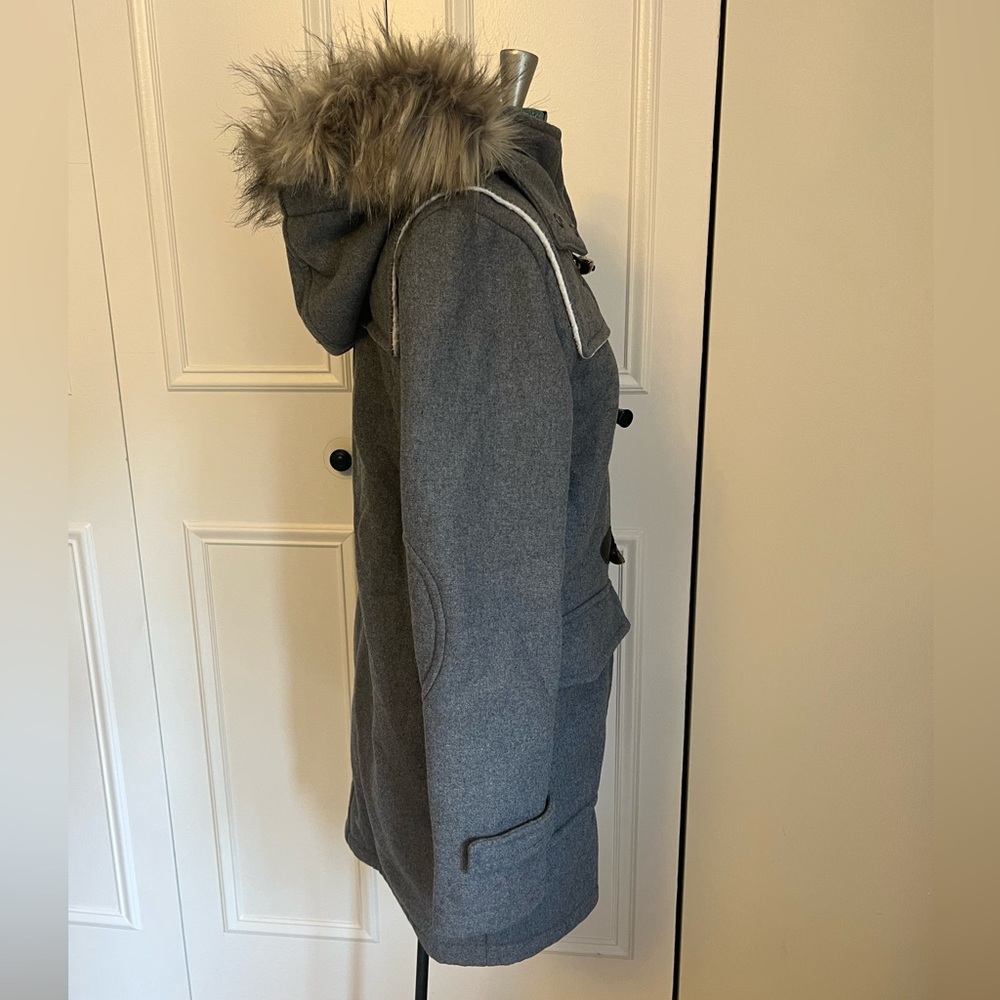 Garage wool blend gray coat - Picture 3 of 9